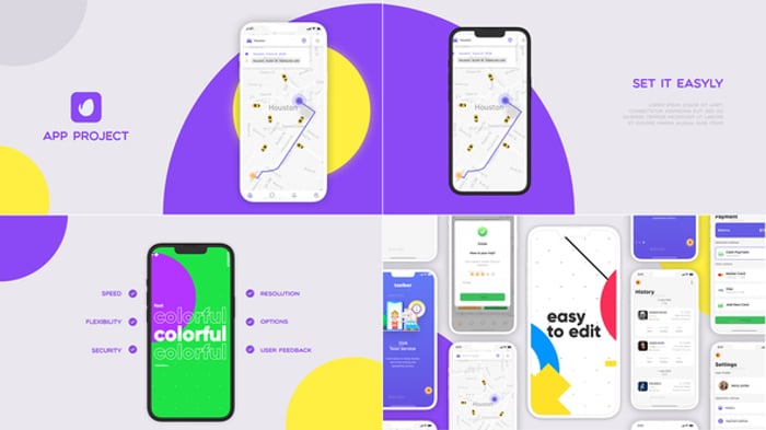 App Promo Reel Editable Video Templates Envato